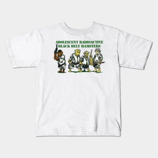 Adolescent Radioactive Black Belt Hamsters Kids T-Shirt